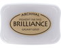 Tsukineko Tampon encreur BRILLIANCE Or galactique effet nacré 95x65mm