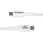 Câble USB Startech USB2AC2MNCWHE Blanc 2 m