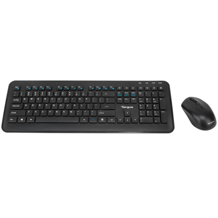 Targus AKM610ES Clavier + Souris Sans Fil RF 2.4GHz Espagnol AZERTY Noir avec Pavé Numérique Targus AKM610ES Clavier + Souris Sans Fil RF 2.4GHz Espagnol AZERTY Noir avec Pavé Numérique