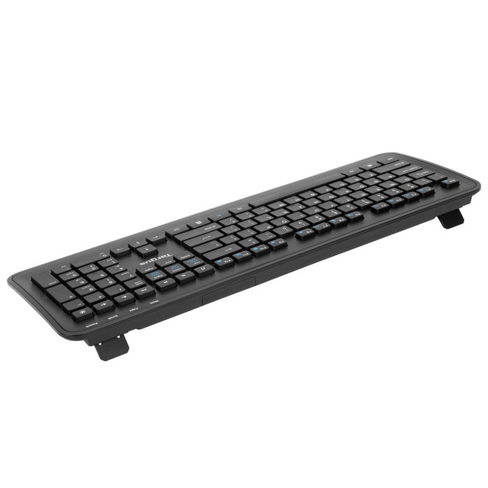 Targus AKM610ES Clavier + Souris Sans Fil RF 2.4GHz Espagnol AZERTY Noir avec Pavé Numérique Targus AKM610ES Clavier + Souris Sans Fil RF 2.4GHz Espagnol AZERTY Noir avec Pavé Numérique