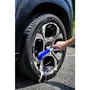 Michelin Brosse de nettoyage pour jantes et enjoliveurs - Sans effort, ne raye pas, ergonomique