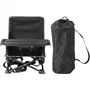 Bambisol - Rehausseur de chaise évolutif pour enfant 6/35 mois et chaise 3/5 ans - Pliable avec sac et plateau amovible - Noir