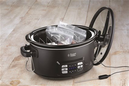 Russell Hobbs 25630-56 - Olla de cocción lenta al vacío de precisión - Cocotte sous vide et cuisson lente - 6 portions - Prépare et congèle des repas nutritifs