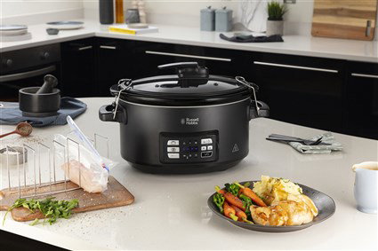 Russell Hobbs 25630-56 - Olla de cocción lenta al vacío de precisión - Cocotte sous vide et cuisson lente - 6 portions - Prépare et congèle des repas nutritifs