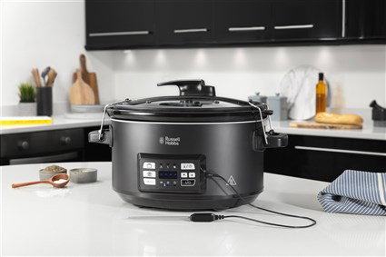 Russell Hobbs 25630-56 - Olla de cocción lenta al vacío de precisión - Cocotte sous vide et cuisson lente - 6 portions - Prépare et congèle des repas nutritifs
