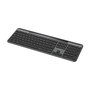 Logitech 920-013757 Signature Slim Solar+ K980 Clavier sans fil rechargeable solaire, clavier QWERTZ