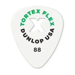 Dunlop Pack de 12 médiators Tortex Flex X - 0,88 mm