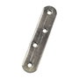 Micel Plaque de jonction droite PLC01, acier bichromaté, 100 x 19 x 2 mm