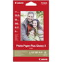 Canon PP-201 Papier Photo Plus Glossy II 10x15 cm, 50 feuilles