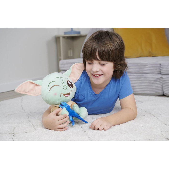 SIMBA Peluche Grogu Star Wars avec lagartija 25cm