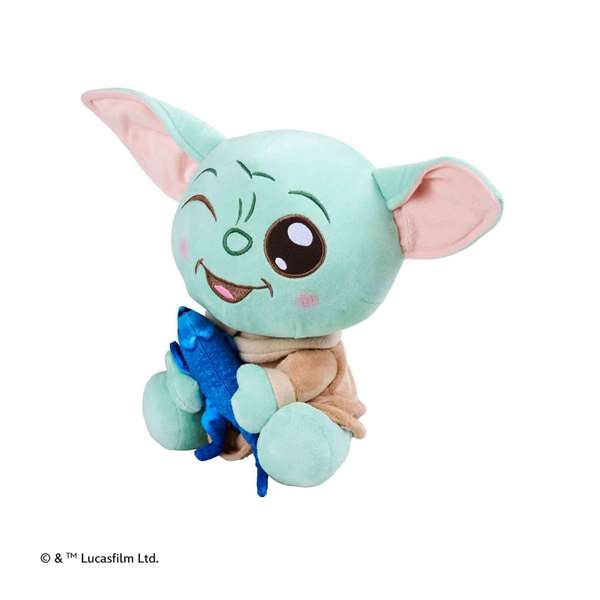 SIMBA Peluche Grogu Star Wars avec lagartija 25cm