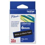 Brother Ruban TZe-315 Blanc sur Noir 6 mm