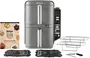 Ninja Air Fryer SL451EU - Friteuse sans huile Double Cuve 9,5L avec 6 programmes de cuisson, thermosonde et 2470W - Cuisson saine