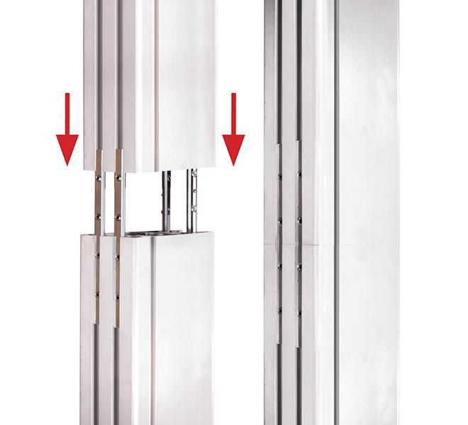 B-Tech Colonne verticale BT8380 pour supports muraux et vidéo-wall, aluminium, gestion de câbles intégrée, noir, 180 cm B-Tech Colonne verticale BT8380 pour supports muraux et vidéo-wall, aluminium, gestion de câbles intégrée, noir, 180 cm