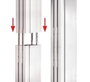 B-Tech Colonne verticale BT8380 pour supports muraux et vidéo-wall, aluminium, gestion de câbles intégrée, noir, 180 cm