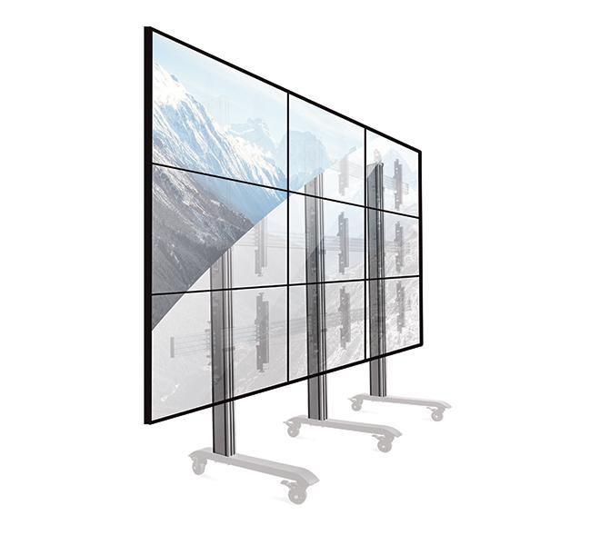 B-Tech Colonne verticale BT8380 pour supports muraux et vidéo-wall, aluminium, gestion de câbles intégrée, noir, 180 cm B-Tech Colonne verticale BT8380 pour supports muraux et vidéo-wall, aluminium, gestion de câbles intégrée, noir, 180 cm