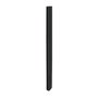 B-Tech Colonne verticale BT8380 pour supports muraux et vidéo-wall, aluminium, gestion de câbles intégrée, noir, 180 cm
