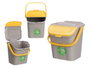 Stefanplast Poubelle 28L Empilable Ecoway Jaune 38x41x37 cm Plastique (Set de 6)