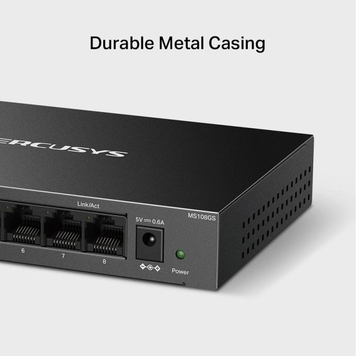 Mercusys MS108GS Switch Gigabit 8 ports Noir