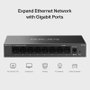 Mercusys MS108GS Switch Gigabit 8 ports Noir