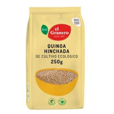El Granero Quinoa Hinchada BIO 250g (Lot de 10) Pack de 10 unités El Granero Quinoa Hinchada BIO 250g (Lot de 10) Pack de 10 unités