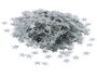 Innspiro Pot de paillettes en aluminium étoiles argentées 5mm 30g