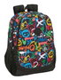 Safta Mochila avec chariot Graffiti Colors 32x44x16 cm