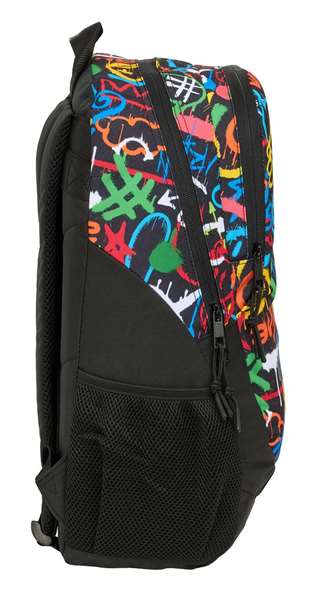 Safta Mochila avec chariot Graffiti Colors 32x44x16 cm Safta Mochila avec chariot Graffiti Colors 32x44x16 cm