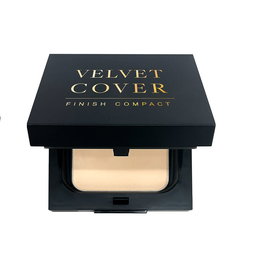 Dr. Hedison Poudre Compacte Velvet Cover Finish Mat - Teint 21 Beige Clair - 14 g