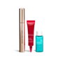 Clarins Set Supra Volume avec Mascara Intense Black, Sérum et Démaquillant