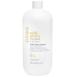 Milk Shake The Gloss Lotion Activateur de Couleur pour Cheveux - 6 Vol, 1.8%, Format Familial 990 ml