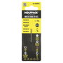 WOLFPACK LINEA PROFESIONAL Mèche cylindrique en cobalt HSS 1,00 mm (Lot de 2)