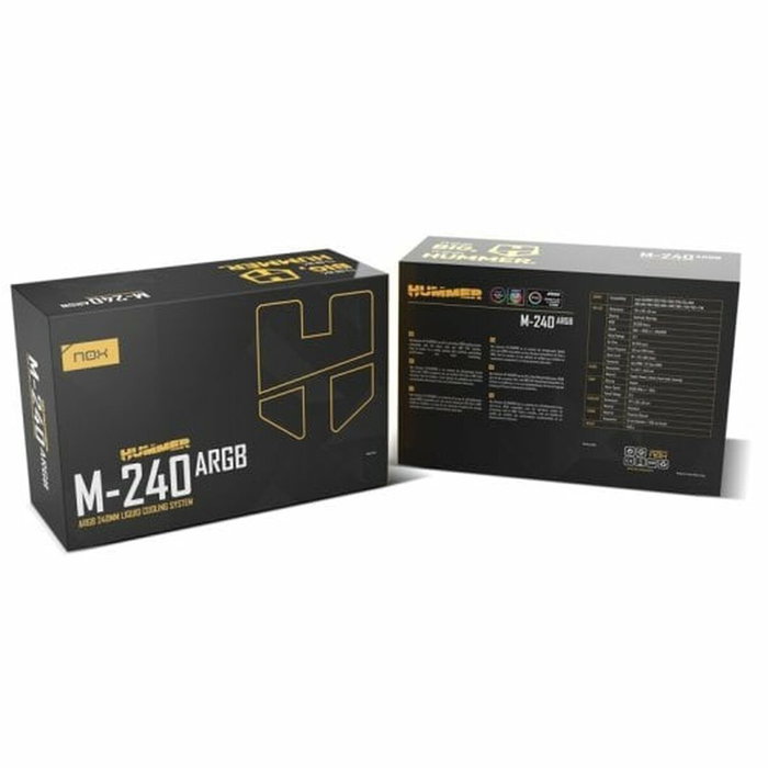 Kit de refroidissement liquide Nox NXHUMMERM240ARGBW Kit de refroidissement liquide Nox NXHUMMERM240ARGBW
