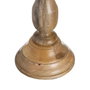 BigBuy Home Bougeoir Naturel Bois Verre 20 x 20 x 68 cm