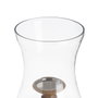 BigBuy Home Bougeoir Naturel Bois Verre 20 x 20 x 68 cm