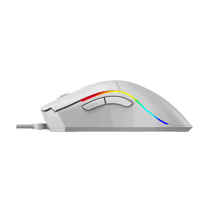 Phoenix Technologies Phoenix Gaming Void 12000 DPI Blanc RGB USB - Souris Gamer Ergonomique Configurable