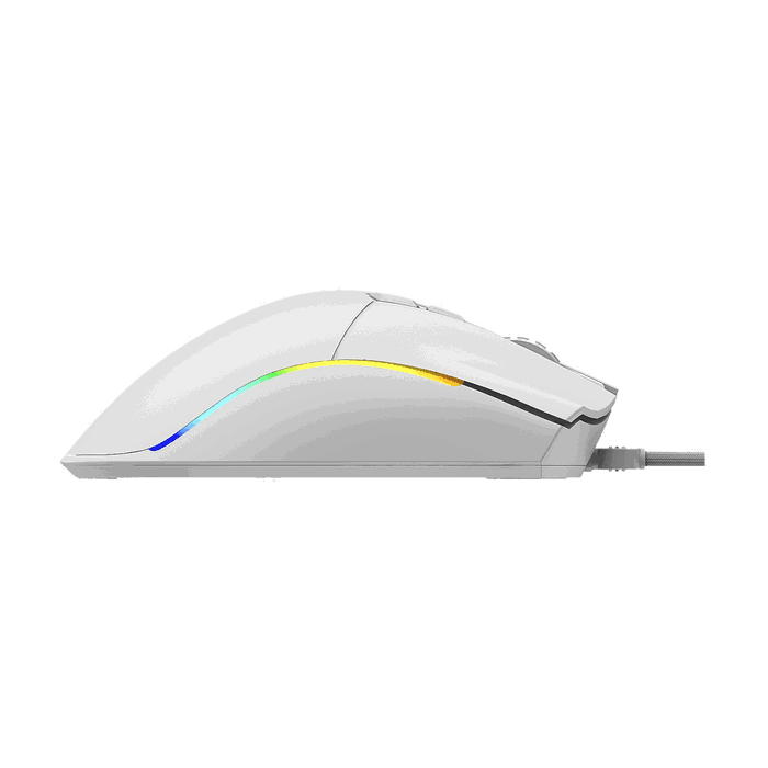 Phoenix Technologies Phoenix Gaming Void 12000 DPI Blanc RGB USB - Souris Gamer Ergonomique Configurable
