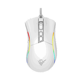Phoenix Technologies Phoenix Gaming Void 12000 DPI Blanc RGB USB - Souris Gamer Ergonomique Configurable