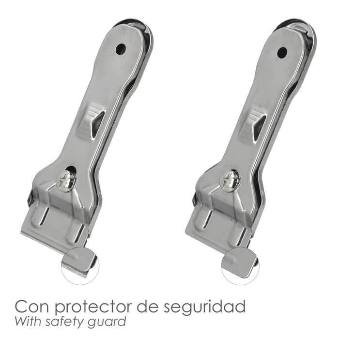 WOLFPACK LINEA PROFESIONAL Grattoir en acier inoxydable