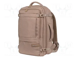 NATEC Sac à dos pour ordinateur portable CAMEL LITE Beige 15,6 pouces 19L
