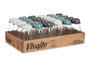 Vivalto Lot de 3 Bouteilles en Verre 250 ml Transparent et Couleurs Assorties Aléatoires 5x14x6 cm (Set de 24)
