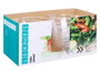 Leknes Bol Redond Grand Transparent 3,5 L 25,5 x 25,5 x 12,5 cm Plastique (Set de 24)
