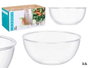 Leknes Bol Redond Grand Transparent 3,5 L 25,5 x 25,5 x 12,5 cm Plastique (Set de 24)