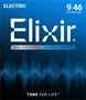 Elixir Polyweb 09-46 Custom Light Jeu de cordes pour guitare électrique