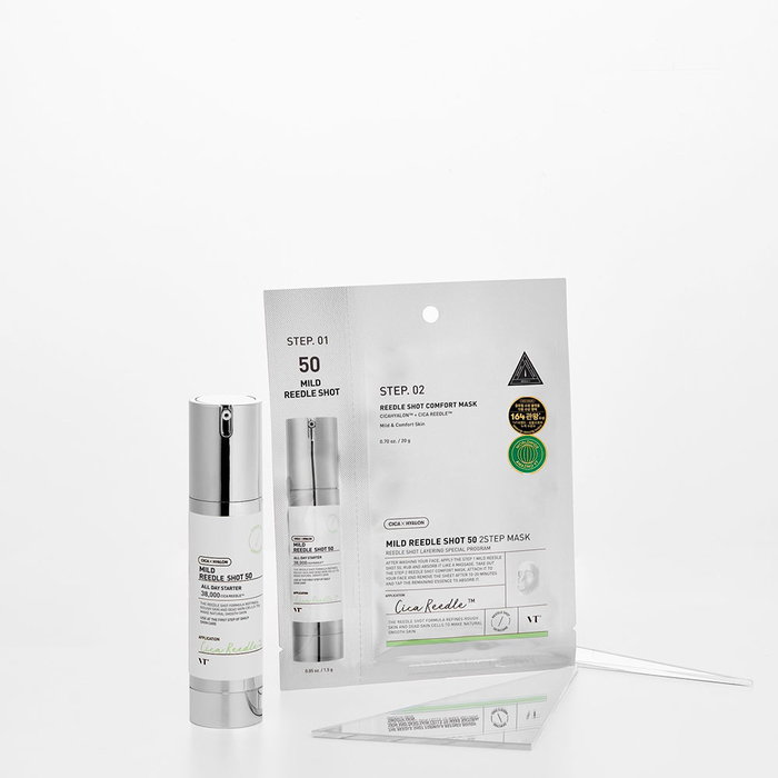 VT Cosmetics VT Mild Reedle Shot 50 Masque de micro-aiguillage 20 g VT Cosmetics VT Mild Reedle Shot 50 Masque de micro-aiguillage 20 g
