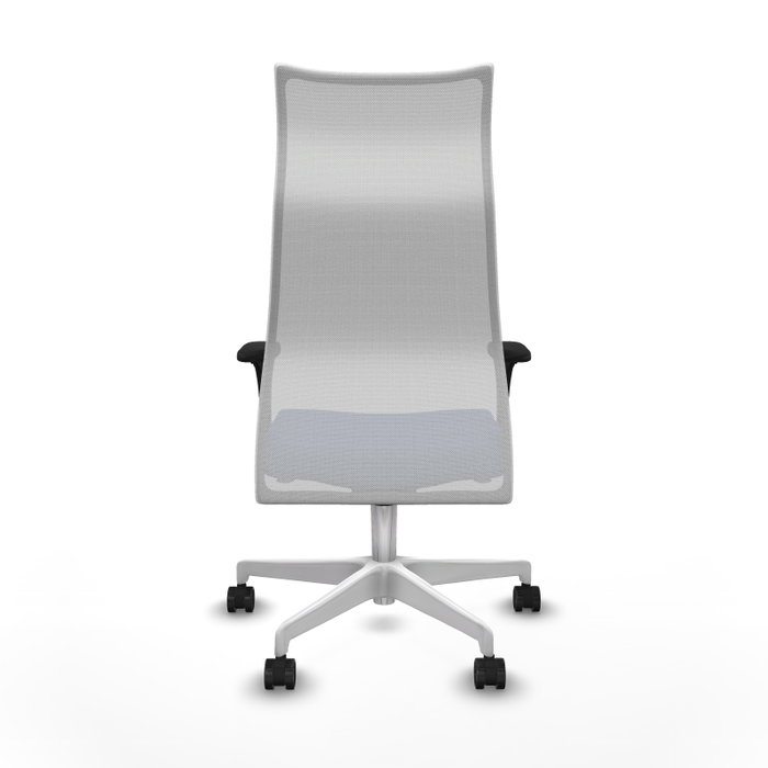Piqueras Y Crespo Sillón Albacete avec mécanisme Sincro, Bleu marine et Blanc