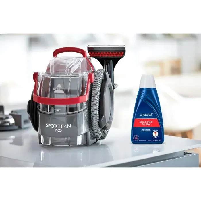 Bissell Spotclean Spot & Stain Pro Oxy - Nettoyant oxygéné 1 litre pour les taches - Compatible avec la gamme Spotclean