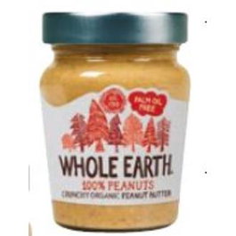WHOLE EARTH Crème de cacahuète croquante BIO 227g