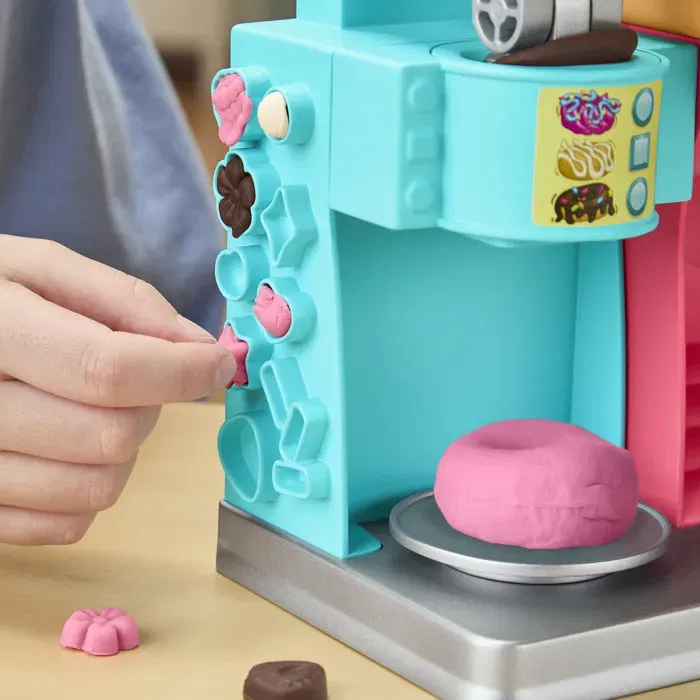 Play-Doh Donut Drop Shop - Coffret de pâte à modeler et jouet créatif de nourriture factice pour enfants à partir de 3 ans