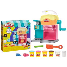 Play-Doh Donut Shop G2308 - Machine à glaçage et accessoires pour pâte à modeler, jouet créatif multilingue dès 3 ans